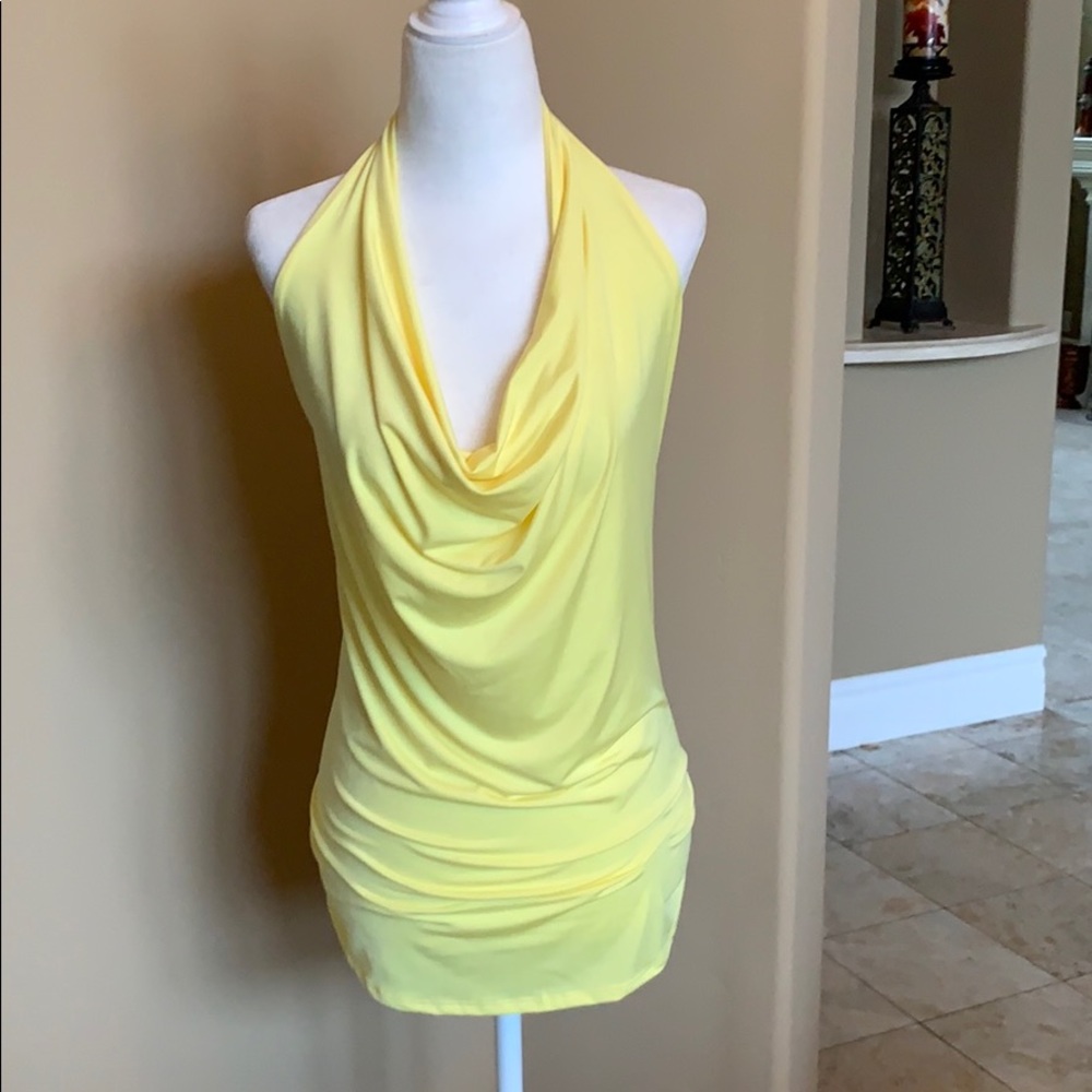 Eimin drape Halter top